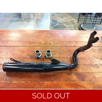 1982-83 Yamaha XZ550 Vision Complete Rear Exhaust